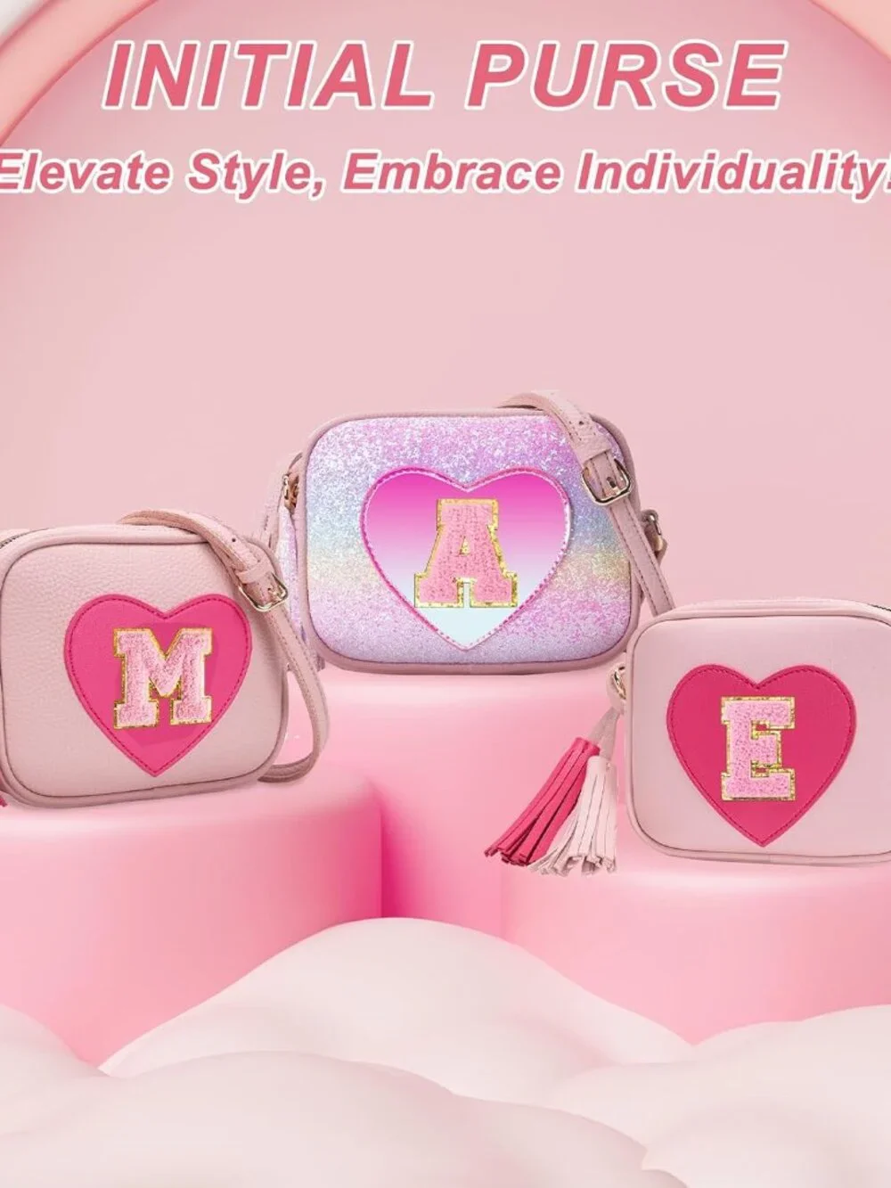 3 4 5 6 7 8 Year Old Girl Birthday Gifts Initial Toddler Girl Purse Kids Purse T